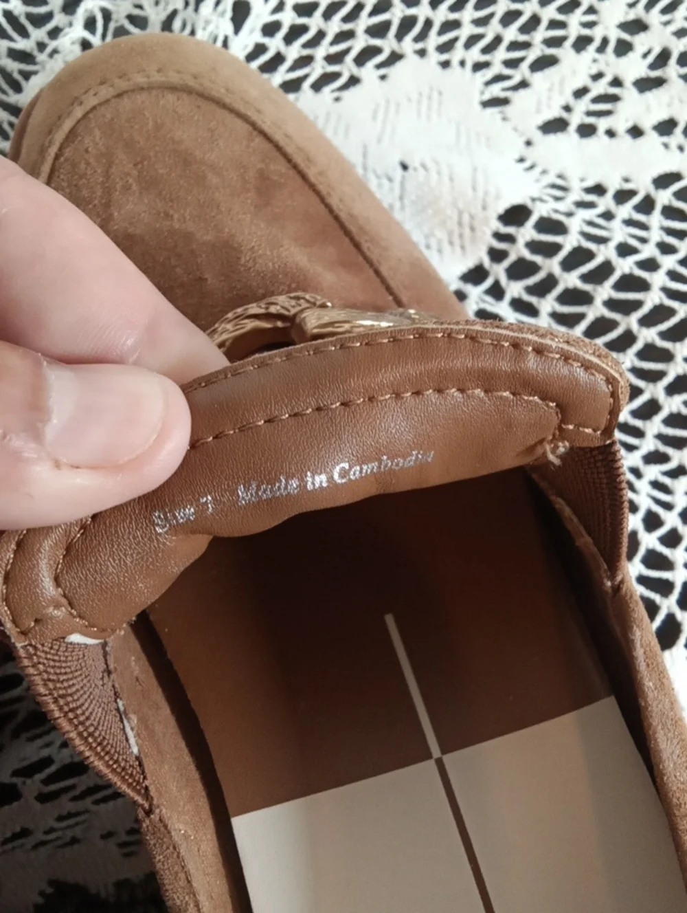 Dolce Vida Womens Sheena Brown Suede Loafers Chunky Platform Shoes Sz 7